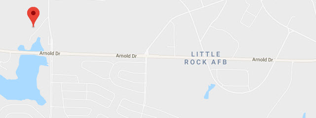 Map of Little Rock AFB FamCamp